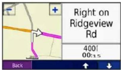 GARMIN nüvi 600 - Map Page - 4