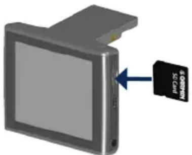 GARMIN nüvi 600 - Step 1: Insert an SD Card (Optional) - 1