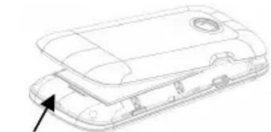 ZTE Dallas - installing the battery - 1