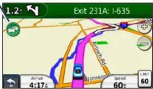 GARMIN nüvi 1260 - Traffic on Your Route - 1