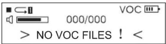 VOC 000/000 > NO VOC FILES !