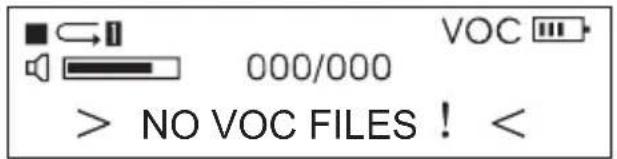 VOC 000/000 > NO VOC FILES !