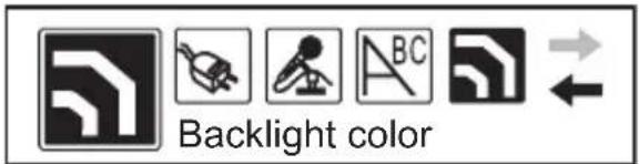 Backlight color