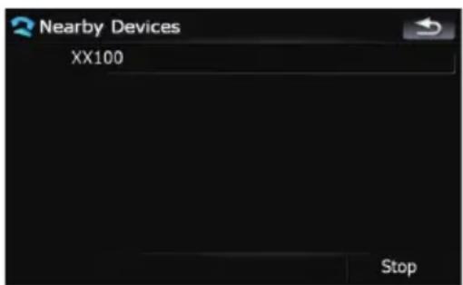 Nearby Devices XX100 Stop