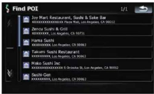 Find POI Joy Mart Restaurant, Sushi & Sake Bar XXXXXXXXXXXXXXX Plaza Mart, Los Angeles, CA 90012 Zencu Sushi & Grill XXXXXXXXX, Los Angeles, CA 90731 Hama Sushi XXXXXXXXX, Los Angeles, CA 90063 Takumi Sushi Restaurant XXXXXXXXX, Los Angeles, CA 90063 Mako Sushi Inc XXXXXXXXXXXXXX S Oninkua St, Los Angeles, CA 90062 Sushi-Gen XXXXXXXXX, Los Angeles, CA 90063