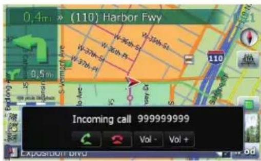 (110) Harbor Fwy W-36th-5t W-36th-5t W-37th-5t W-37th-5t S-Verma/4 Ave 0,5m Parking VOL - Vol + Incoming call 999999999 Exposition Dwg