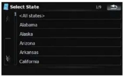 Select State Alabama Alaska Arizona Arkansas California