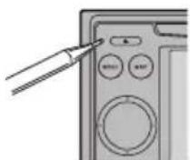 PIONEER AVIC-F90BT - Method1:PressRESETbutton - 1