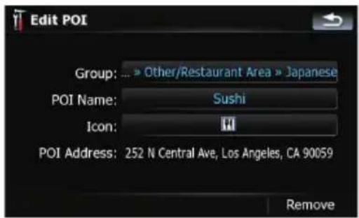 Edit POI Group: ... » Other/Restaurant Area » Japanese POI Name: Sushi Icon: H POI Address: 252 N Central Ave, Los Angeles, CA 90059 Remove
