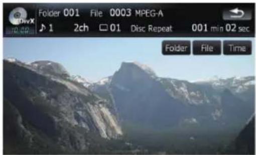 Folder 001 File 0003 MPEG-A 1 2ch 01 Disc Repeat 001 min 02 sec Folder File Time