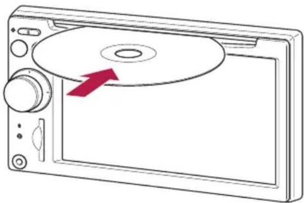 PIONEER AVIC-F90BT - Inserting/ejectingadisc Insertingadisc - 1