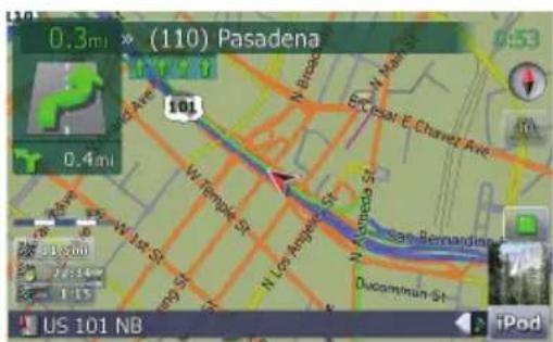 0.3mi > (110) Pasadena 0.4mi US 101 NB iPod