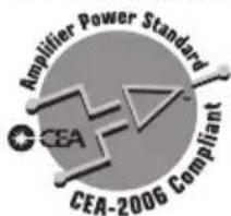 Amplifier Power Standard CEA CEA-2006 Compliant