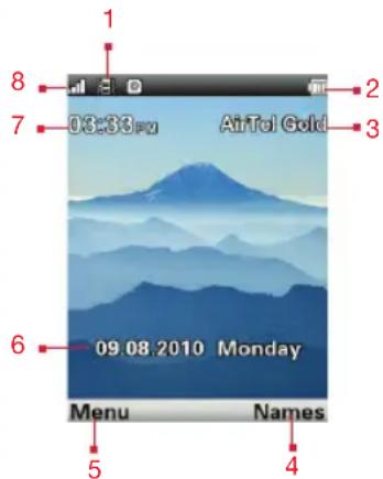 SONIM XP3300 Z1 Force - Home Screen - 1