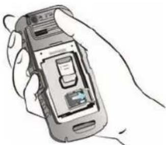 SONIM XP3300 Z1 Force - Inserting Micro SD Card into the Phone - 2