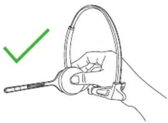JPL Element X500 - Detaching the headband - 1