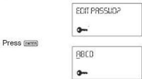 EDIT PASSWORD Press (mtn) ABCD
