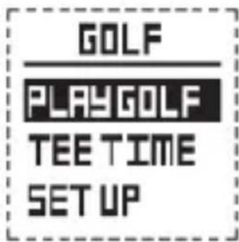 GOLF PLAYGOLF TEE TIME SET UP