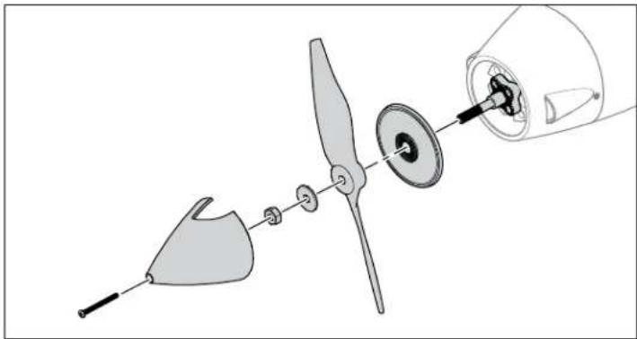 E-flite V1200 - Propeller Installation - 1