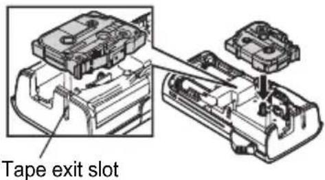 BROTHER P-Touch PT-H300 - Inserting a Tape Cassette - 4