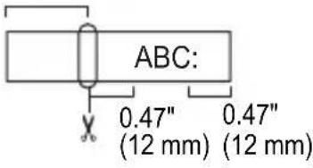 BROTHER P-Touch PT-H300 - Setting Margin - 4