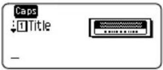 BROTHER P-Touch PT-H300 - Using Templates - Example creating an Asset Tag - 5