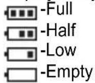 BROTHER P-Touch PT-H300 - Battery Level - 1