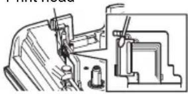 BROTHER P-Touch PT-H300 - Cleaning the Print Head - 2