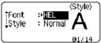 BROTHER P-Touch PT-H300 - Using Templates - Example creating an Asset Tag - 1