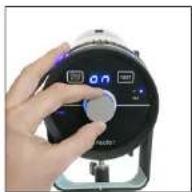 Broncolor Siros 400 L - Controlling flash time using the "speed" setting in the main menu - 4