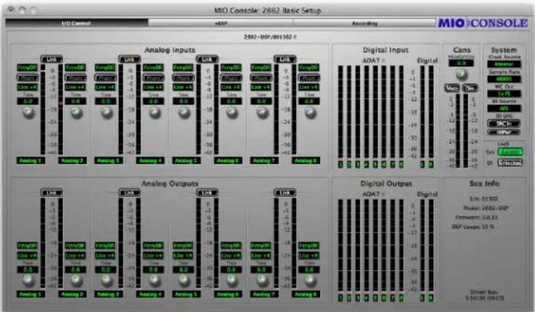 Metric Halo Mobile I/O 2882 - The MIO Console - 2