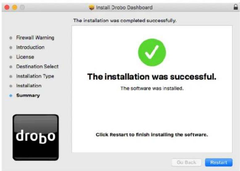 Drobo 5D3 - Installing Drobo Dashboard on Mac - 12