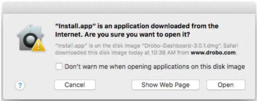 Drobo 5D3 - Installing Drobo Dashboard on Mac - 2