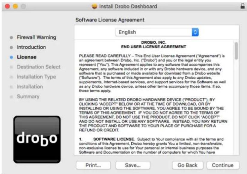 Drobo 5D3 - Installing Drobo Dashboard on Mac - 6