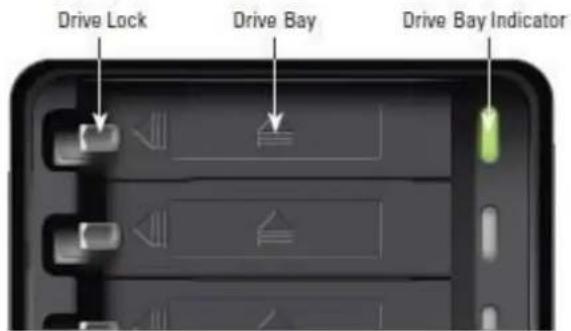 Drobo 5D3 - How to insert the drives - 2