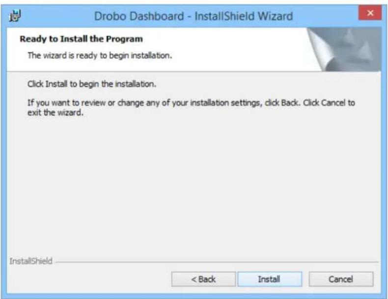 Drobo 5D3 - Installing Drobo Dashboard on Windows - 2