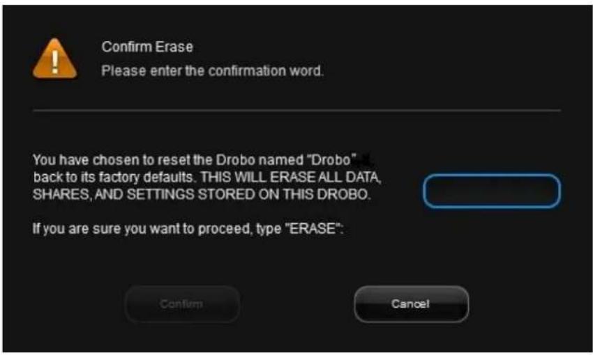 Drobo 5D3 - ! Warning: - 1