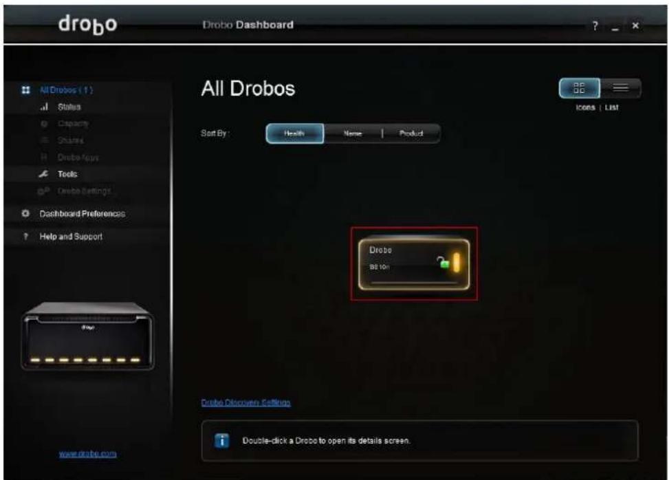 Drobo B810n - Warning: - 1