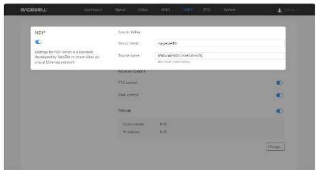 Magewell Pro Convert SDI TX - Setting Source Video - 1