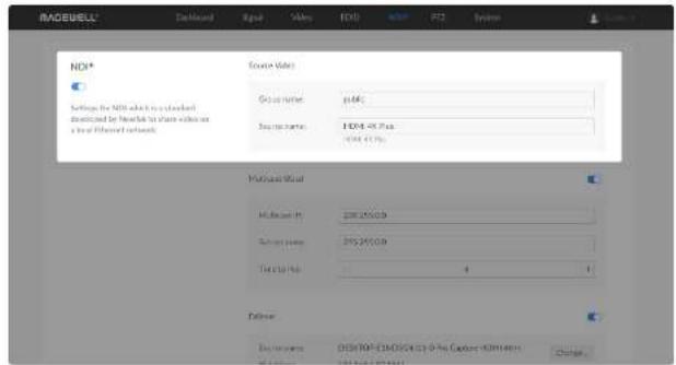 Magewell Pro Convert SDI TX - Using NDI Studio Monitor - 1