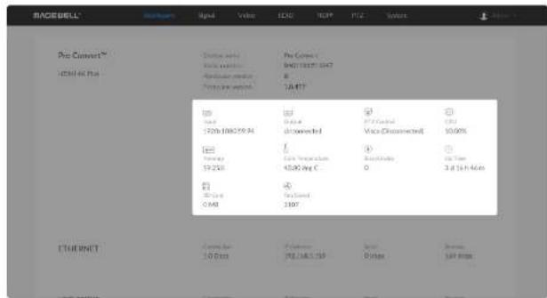 Magewell Pro Convert SDI TX - Checking Basic Information - 1