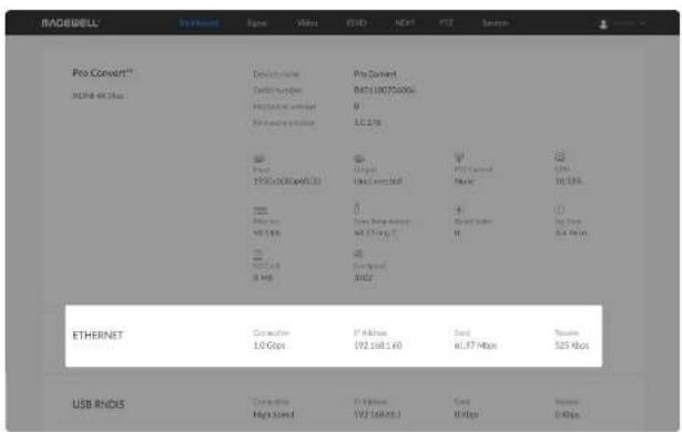 Magewell Pro Convert SDI TX - Checking the Current Working Status - 1