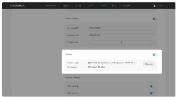 Magewell Pro Convert SDI TX - Setting Multicast - 1