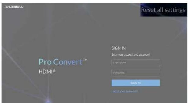 Magewell Pro Convert SDI TX - Verify your settings - 2