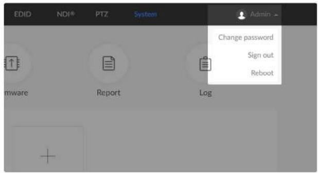 Magewell Pro Convert SDI TX - Creating/Removing General Users - 2