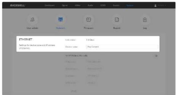 Magewell Pro Convert NDI to HDMI - Solution 3: using the on-screen menu Options - 1