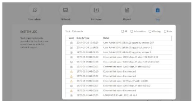 Magewell Pro Convert NDI to HDMI - Exporting Reports - 1
