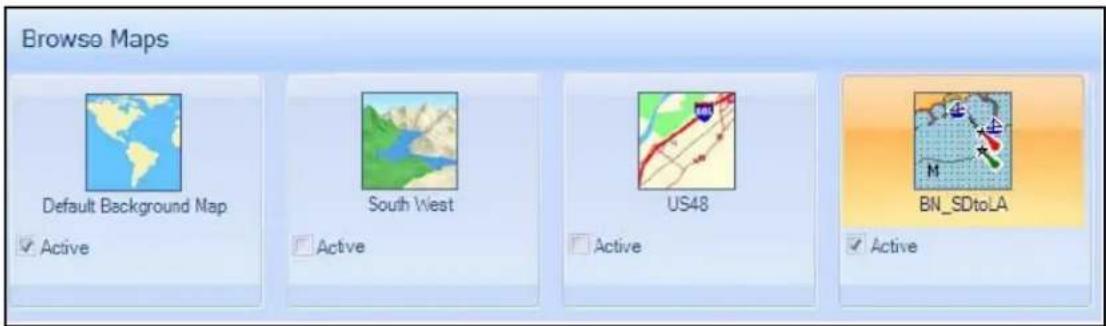 Browse Maps Default Background Map ✓ Active South West ✓ Active US48 ✓ Active BN_SDtoLA ✓ Active