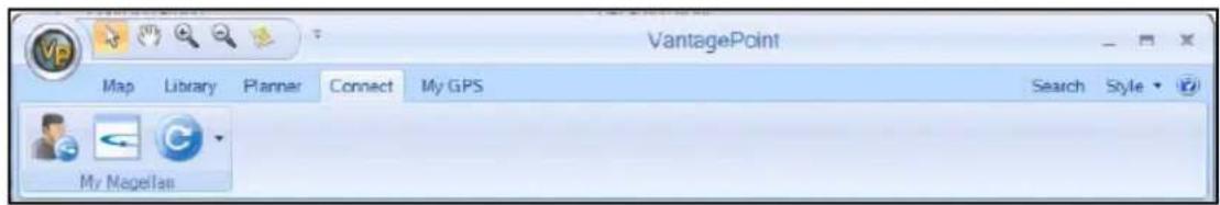 VantagePoint Map Library Planner Connect My GPS Search Style My Magellan
