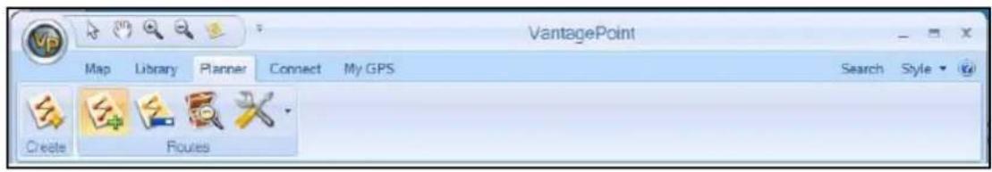 VantagePoint Map Library Planner Connect My GPS Search Style Create Routes